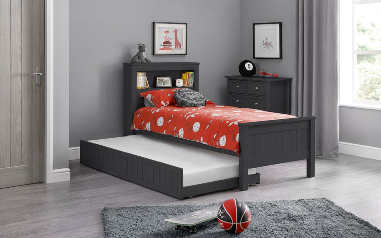 Julian Bowen Maine Bookcase Bed Anthracite