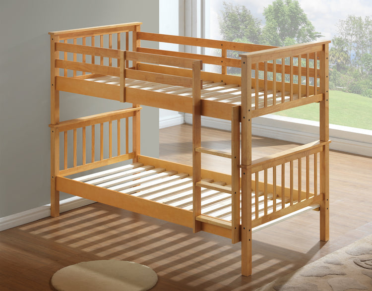 New Kids Bunk Bed With 2 Mattresses Bundle Slats-Better Bed Company