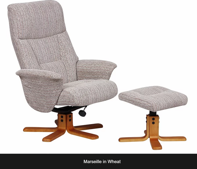 GFA Marseille Recliner And Foot Stool