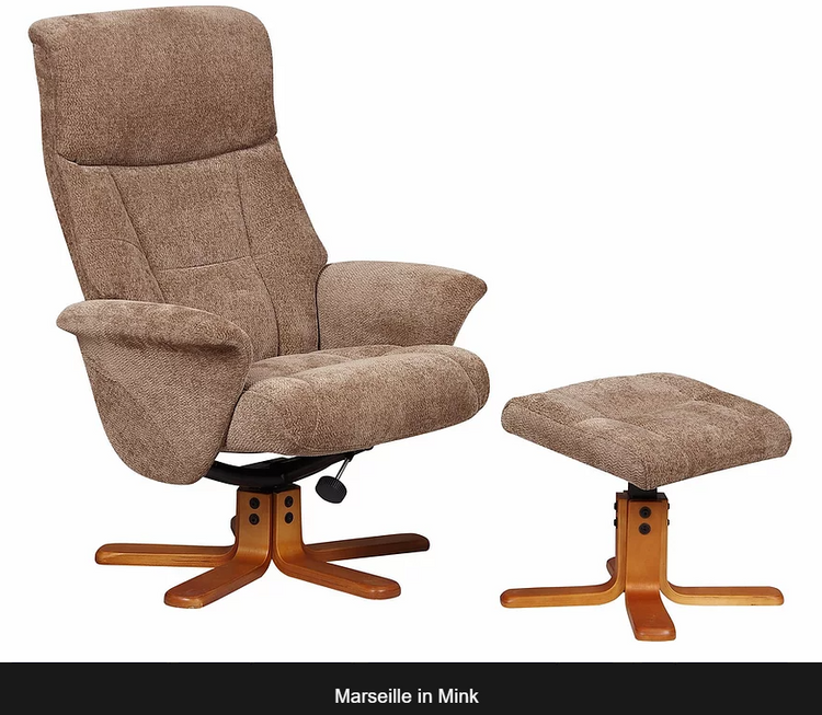 GFA Marseille Recliner And Foot Stool