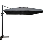 Signature Weave 3m Roma Grey Parasol-Better Bed Company 