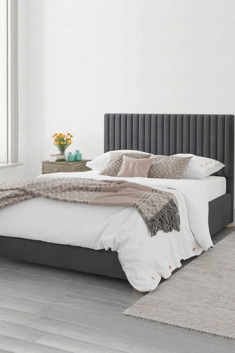 Aspire Furniture Grant Steel Ottoman Bed