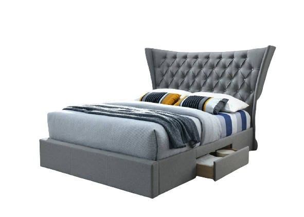 Artisan Bed Company 2 Drawer Winged Headboard Bed Frame