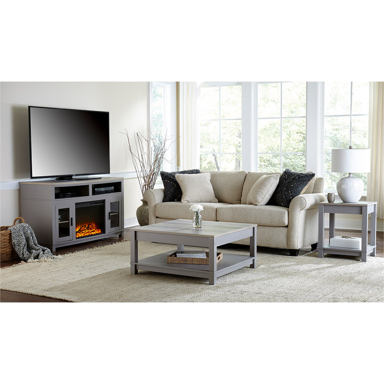 Dorel Home Carver Coffee Table Grey Lifestyle-Better Bed Company 