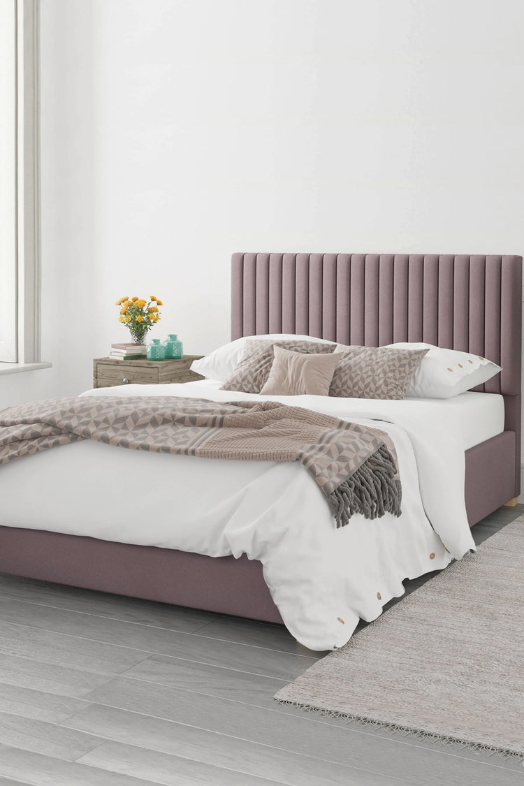 Aspire Furniture Grant Blush Ottoman Bed