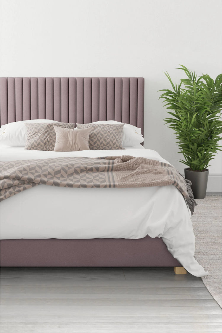 Aspire Furniture Grant Blush Ottoman Bed