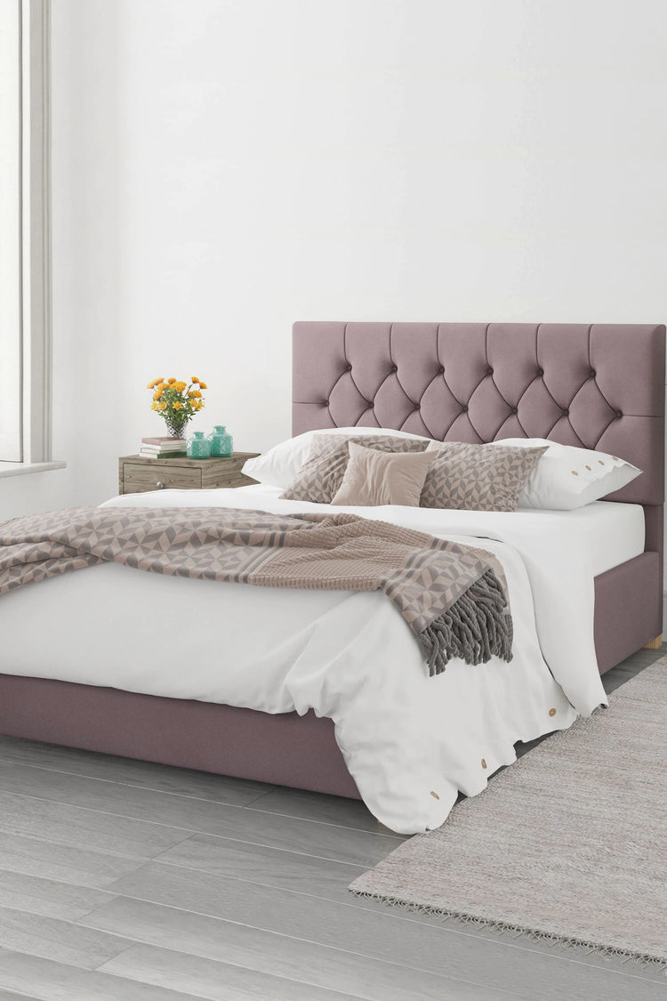 Aspire Olivier Blush Ottoman Bed