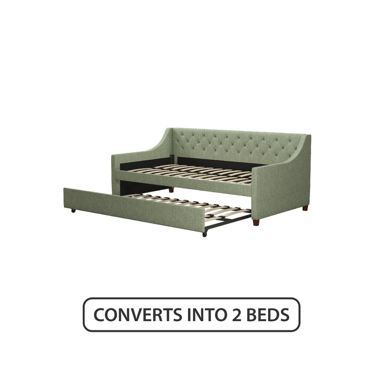 Novogratz Her Majesty Fabric Daybed