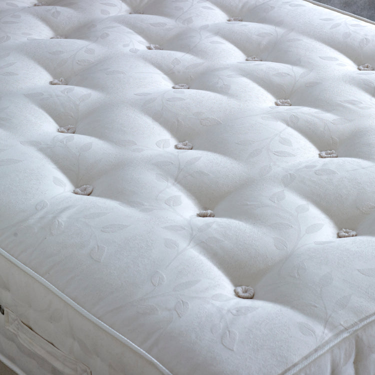 Bedmaster Ambassador 3000 Mattress Tufted Close Up-Better Bed Company