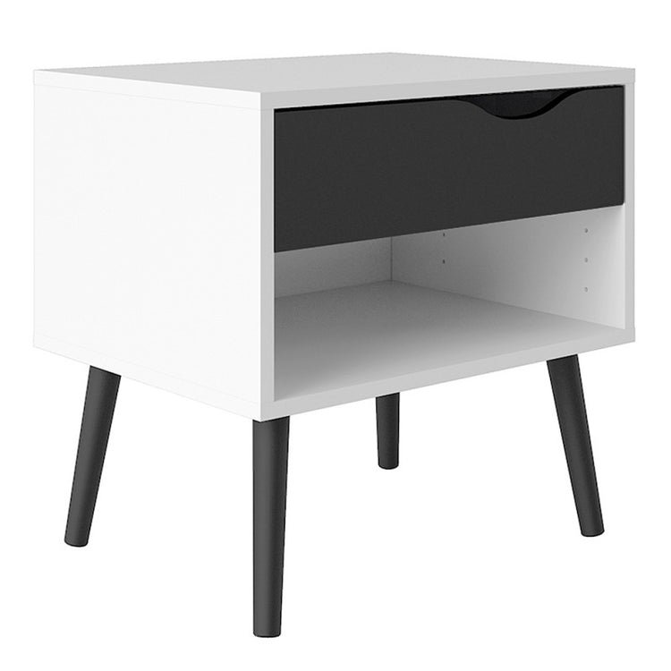 Furniture To Go Oslo Bedside 1 Drawer