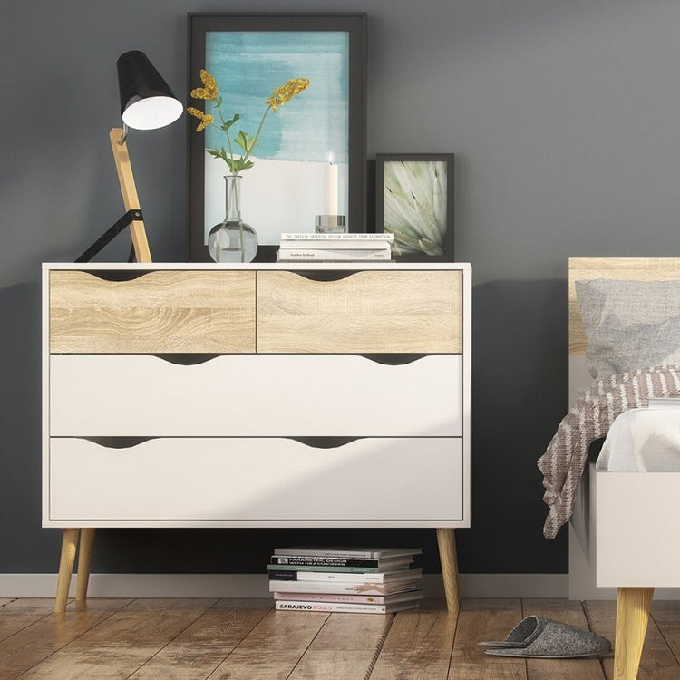 Furniture To Go Oslo Chest of 4 Drawers (2+2)