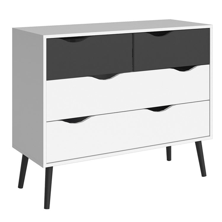 Furniture To Go Oslo Chest of 4 Drawers (2+2)