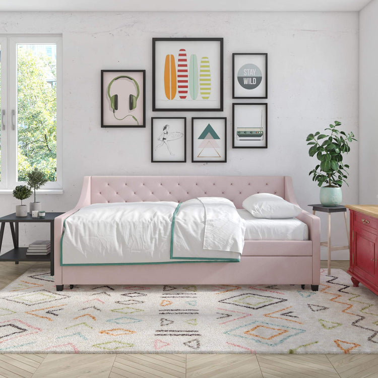 Novogratz Her Majesty Fabric Daybed
