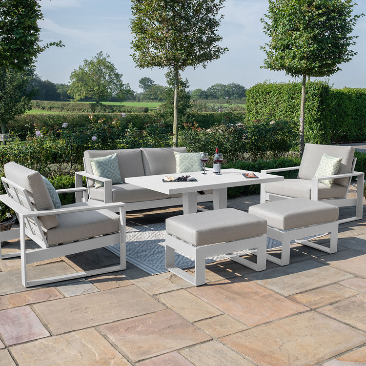 Maze Amalfi 2 Seat Sofa Set With Rising Table