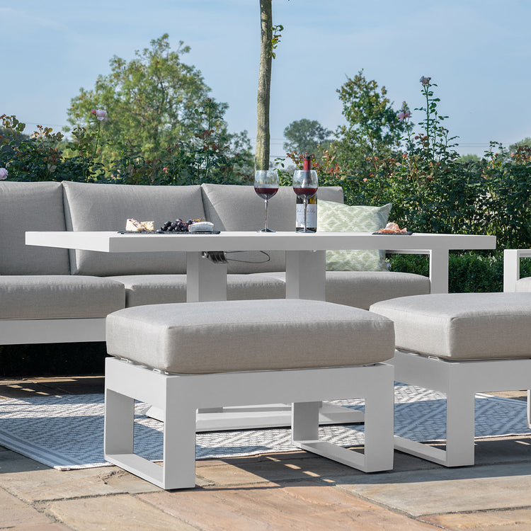Maze Amalfi 3 Seat Sofa Set With Rising Table