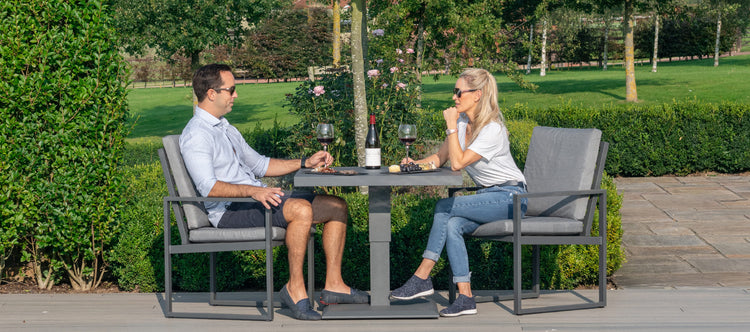 Maze Amalfi 3 Piece Bistro Set with Rising Table