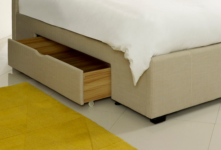 Artisan Bed Company Stone Fabric Draw Bed Frame