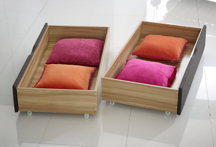 Artisan Bed Company Stone Fabric Draw Bed Frame