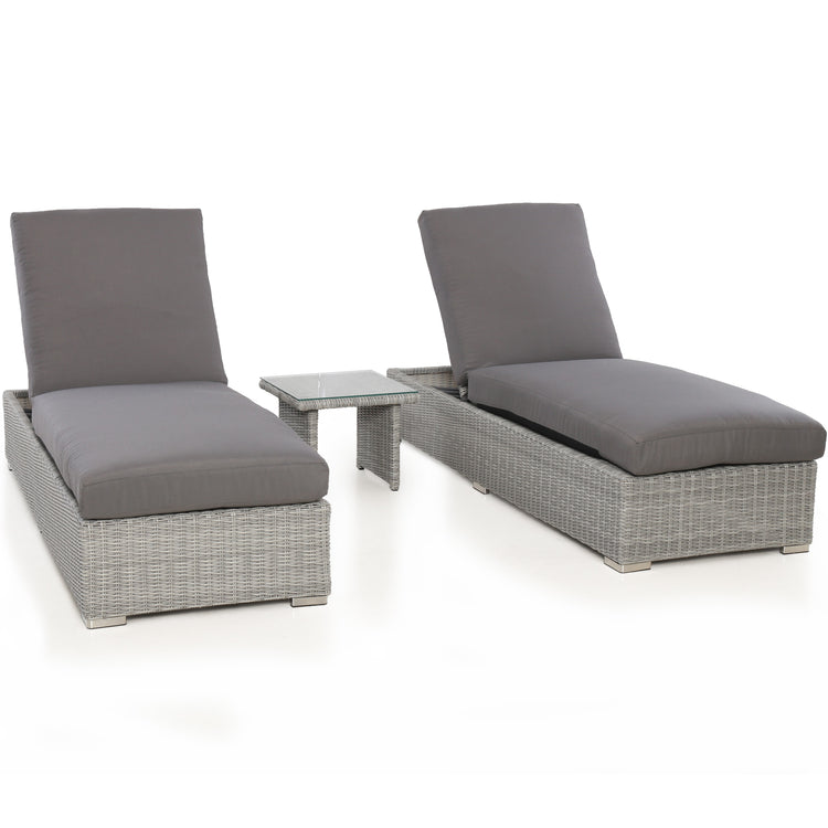 Maze Rattan Ascot Sun Lounger Set