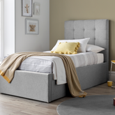 Bedmaster Candy Fabric Ottoman Bed