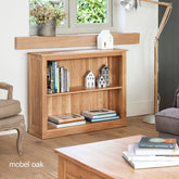Baumhaus Mobel Oak Low Bookcase