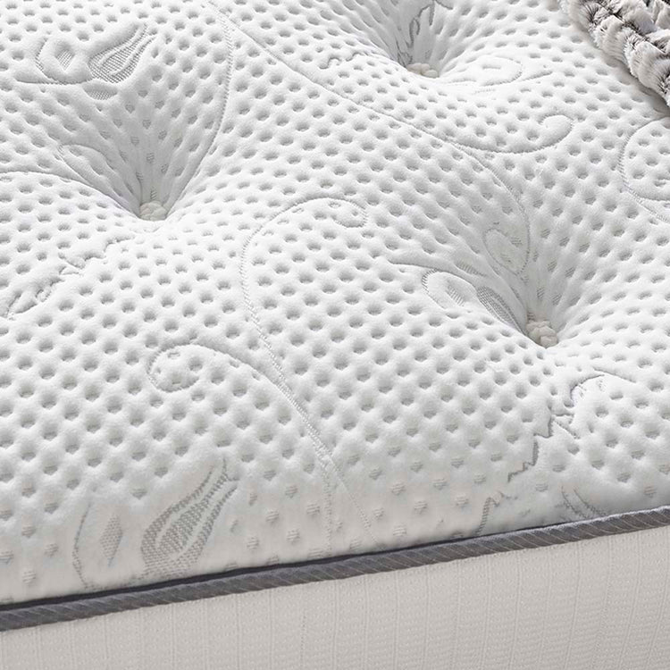 Catherine Lansfield Natural Cashmere Pocket Mattress Cover Close Up-Better Bed Company