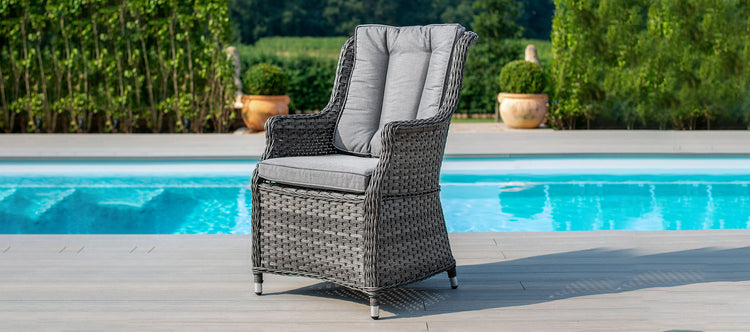 Maze Victoria 6 Seat Round Rattan Dining Set