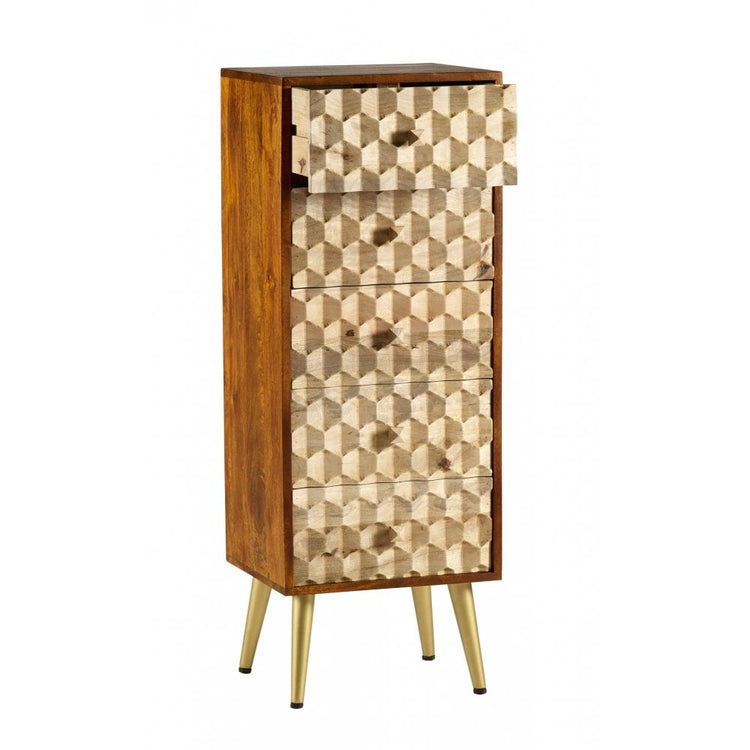 Indian Hub Edison 5 Drawer Chest