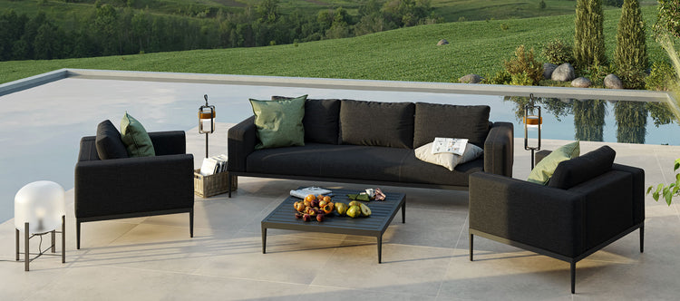 Maze Eve 3 Seat Sofa Set