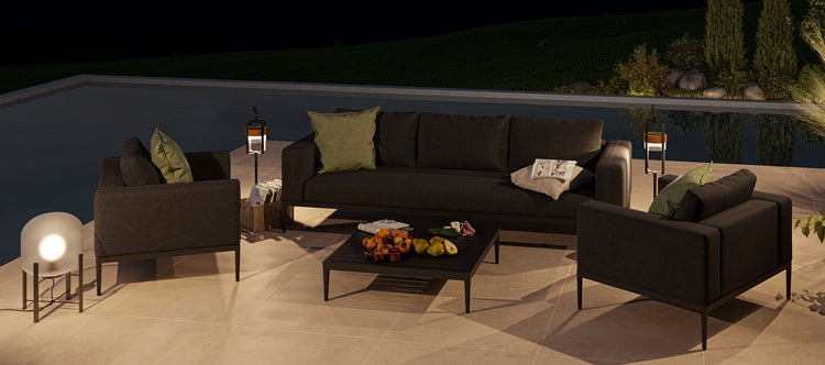Maze Eve 3 Seat Sofa Set