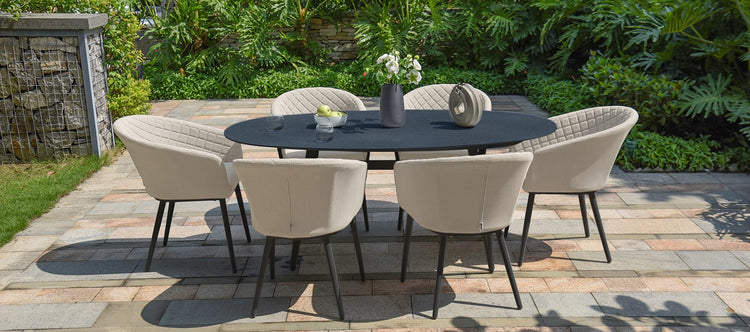 Maze Ambition 6 Seat Oval Dining Set