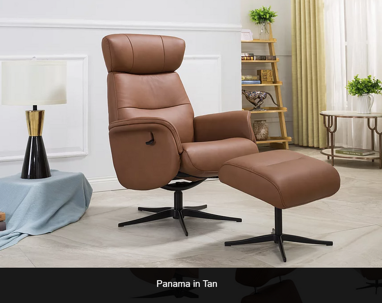 GFA Panama Recliner And Foot Stool-Better Bed Company