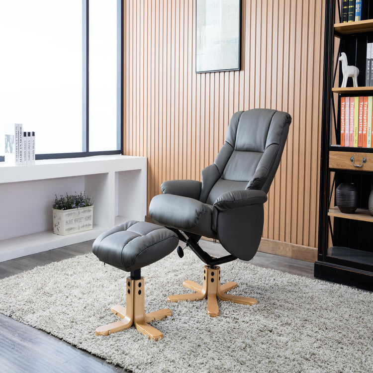 GFA Florence Recliner And Foot Stool