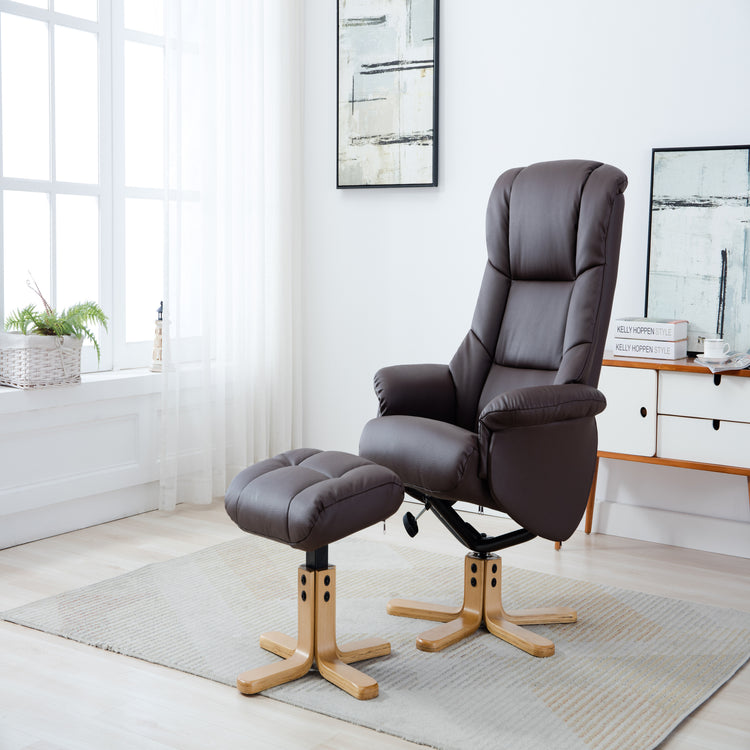 GFA Florence Recliner And Foot Stool