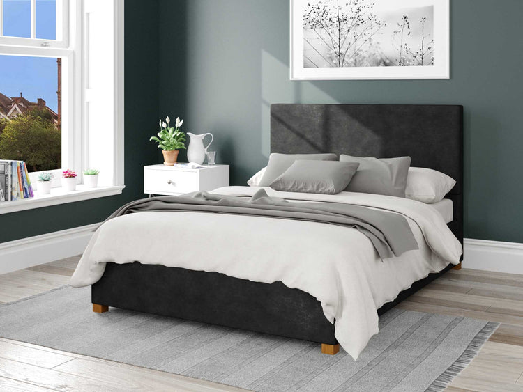 Better Peterborough Black Ottoman Bed-Better Bec Company