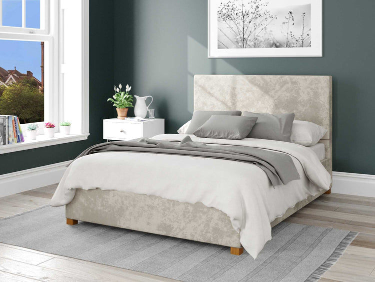 Better Peterborough Light Cream Ottoman Bed-Better Bed Company