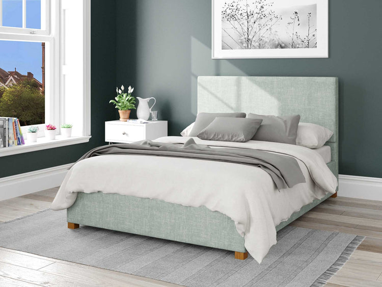 Better Peterborough Light Green Ottoman Bed-Better Bed Company