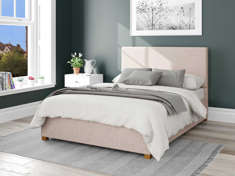 Better Peterborough Pink Natural Ottoman Bed-Better Bed Company