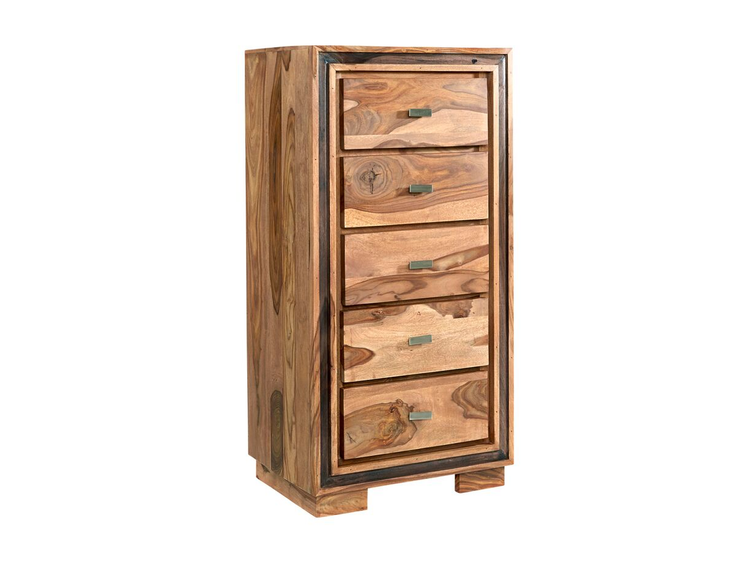 Indian Hub Jodhpur Sheesham Tall Chest of Drawers