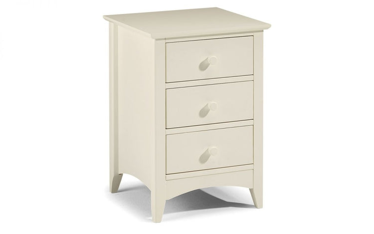 Julian Bowen Cameo 3 Drawer Bedside Chest