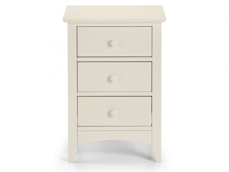 Julian Bowen Cameo 3 Drawer Bedside Chest