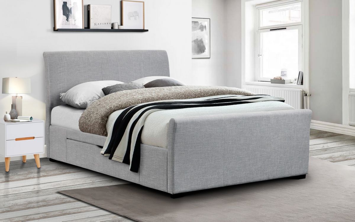 Julian Bowen Capri Grey Fabric Bed Frame Better Bed Company
