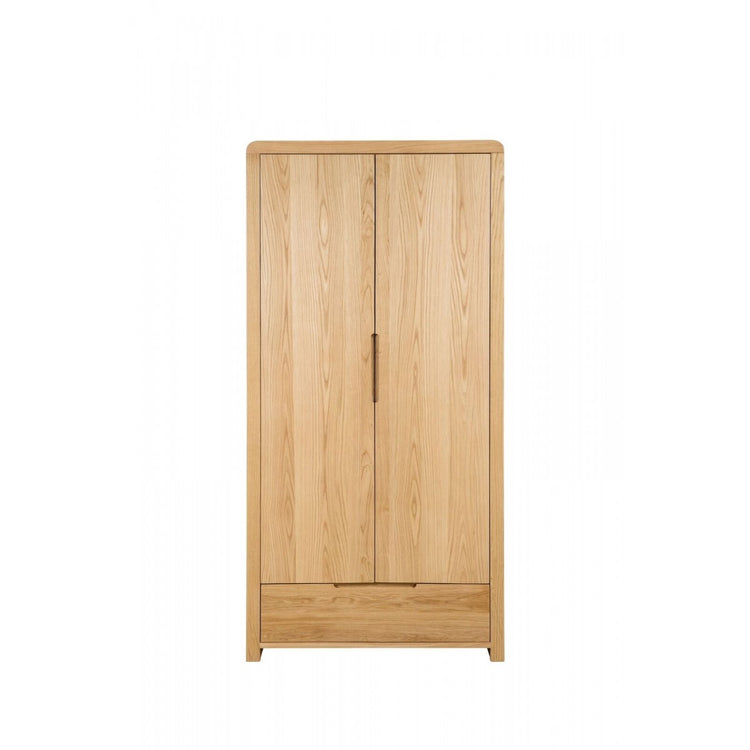 Julian Bowen Curve 2 Door 1 Draw Wardrobe