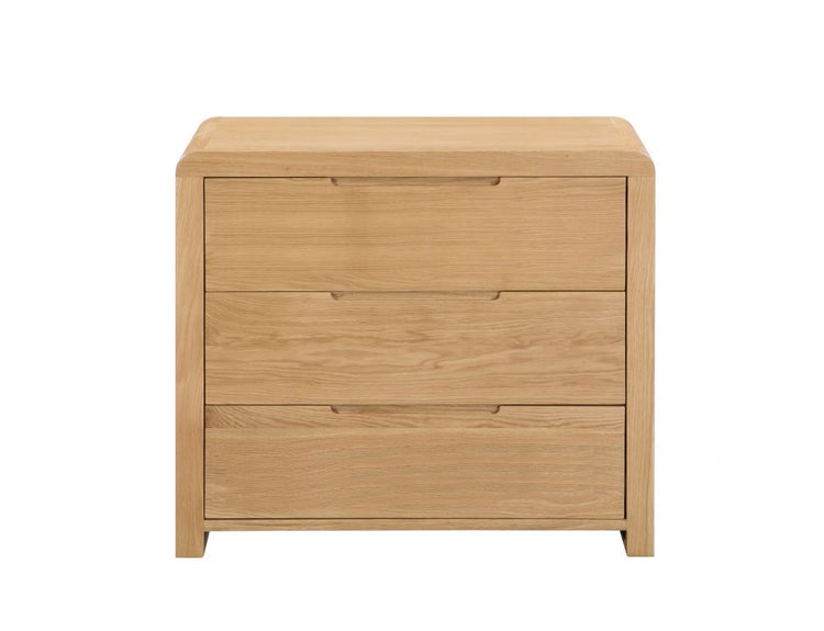 Julian Bowen Curve 3 Draw Chest Of Draws