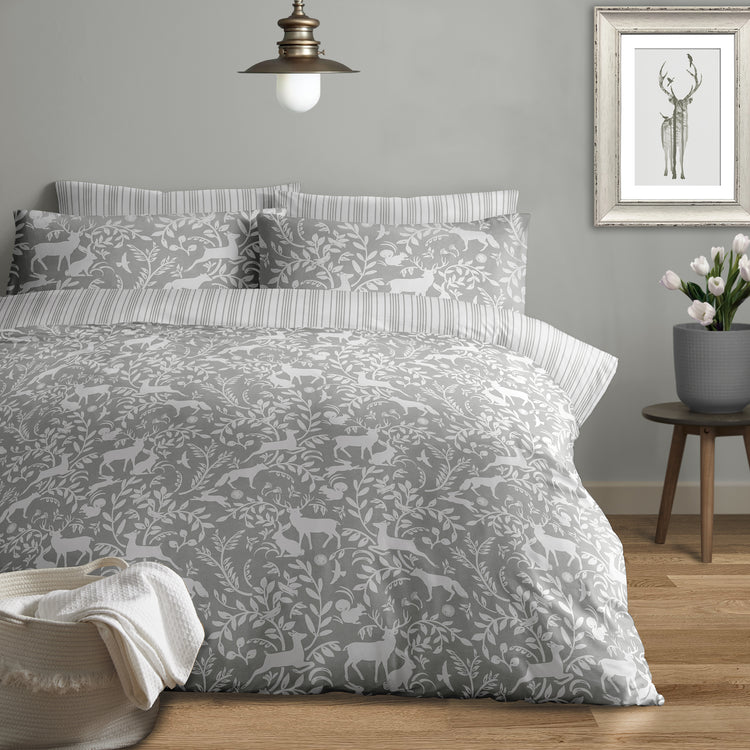 Larchwood Brushed Cotton Duvet Set-Better Bed Company