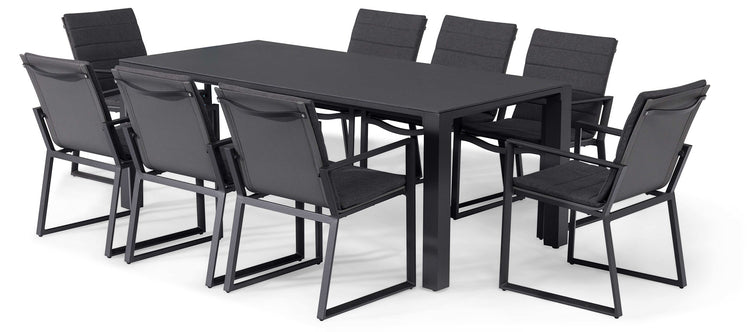 Maze Manhattan 8 Seat Rectangular Dining Set