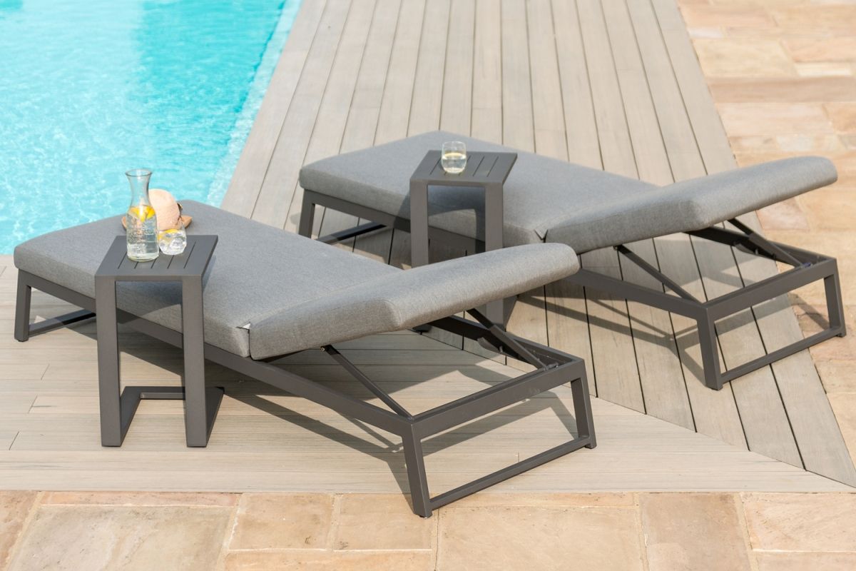 Maze Rattan Allure Sunlounger