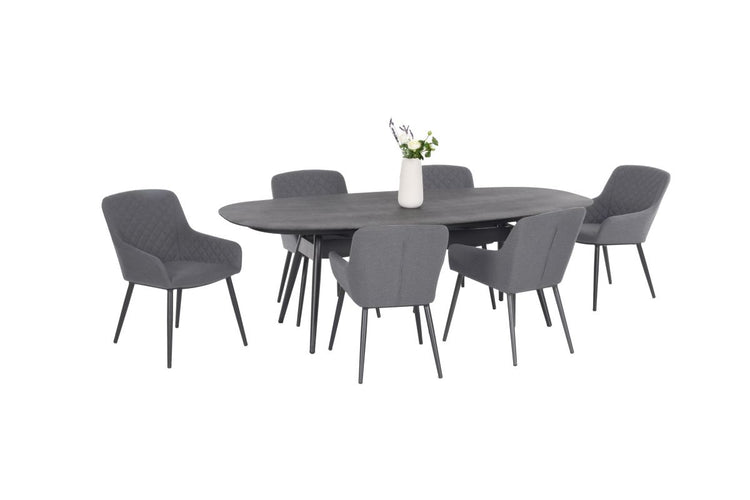 Maze Rattan Zest 6 Sets Oval Dining Set