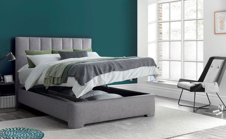 Kaydian Medburn Marbella Grey Ottoman Bed Frame