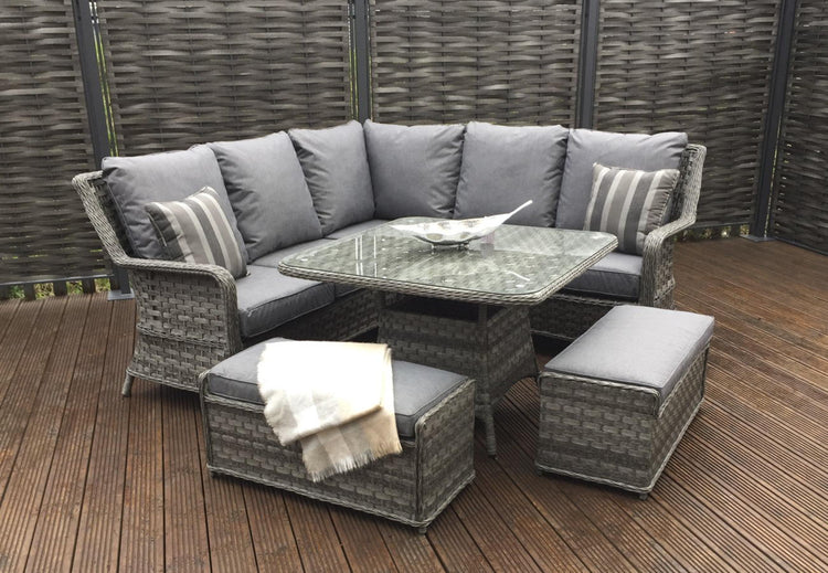 Signature Weave Mia Small Corner Dining Sofa Set